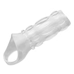 Size Matters Clear Sensations Enhancer Sex Sleeve - Black