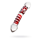 Sexus Glass Dildo Red Delight 19Cm