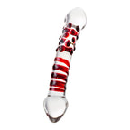 Sexus Glass Dildo Red Delight 19Cm