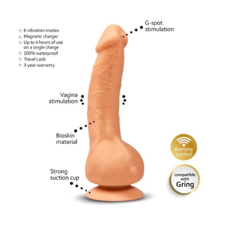 Gvibe Greal Mini Flesh W Suction Cup