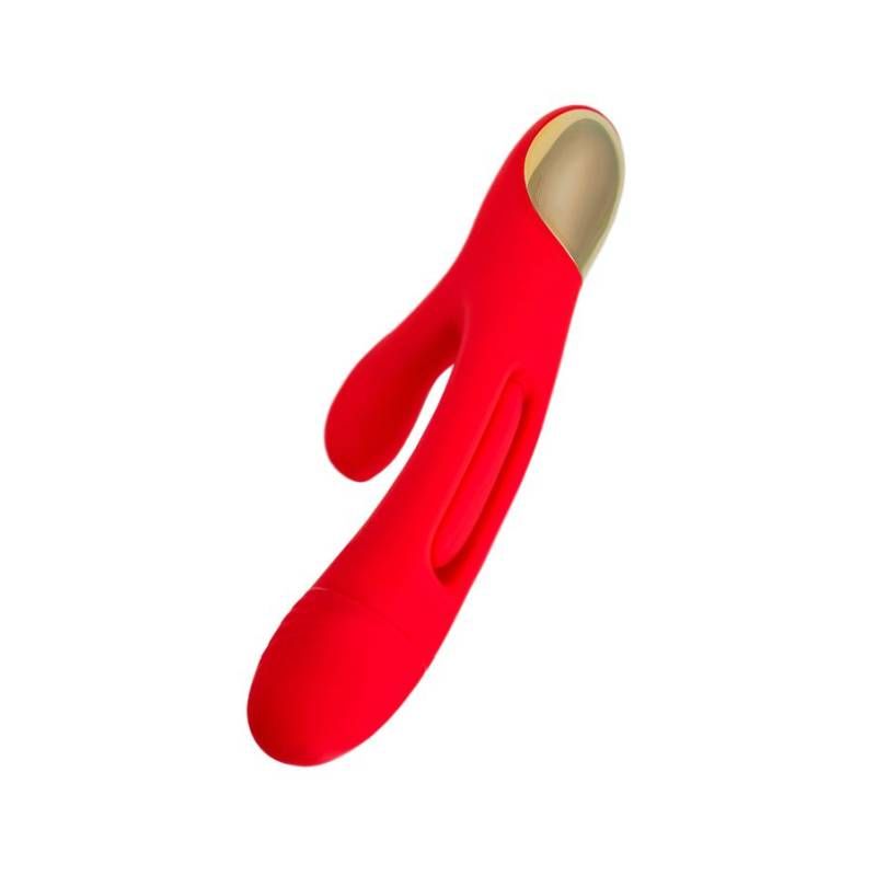 Jos Patti Moving Tongue Rabbit Vibrator Red
