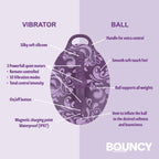 Bouncy Bliss Classic Inflatable Sit On Vibrator