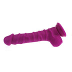 X-Men Realistic Dildo Ridged Shaft W Balls Purple