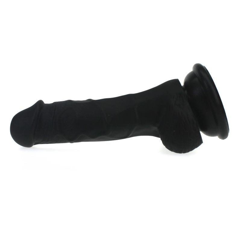X-Men Realistic Dildo Veined Shaft W Balls Black
