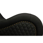 Daytona Kama Sutra Mebon Chaise Love Lounge Studded And Quilted Black