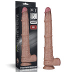 Lovetoy 16In Dual Layered Bendable Silicone Cock Xxl