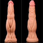 Lovetoy Nature Cock 9.5In Dual Layer Huge Alien Silicone Dildo