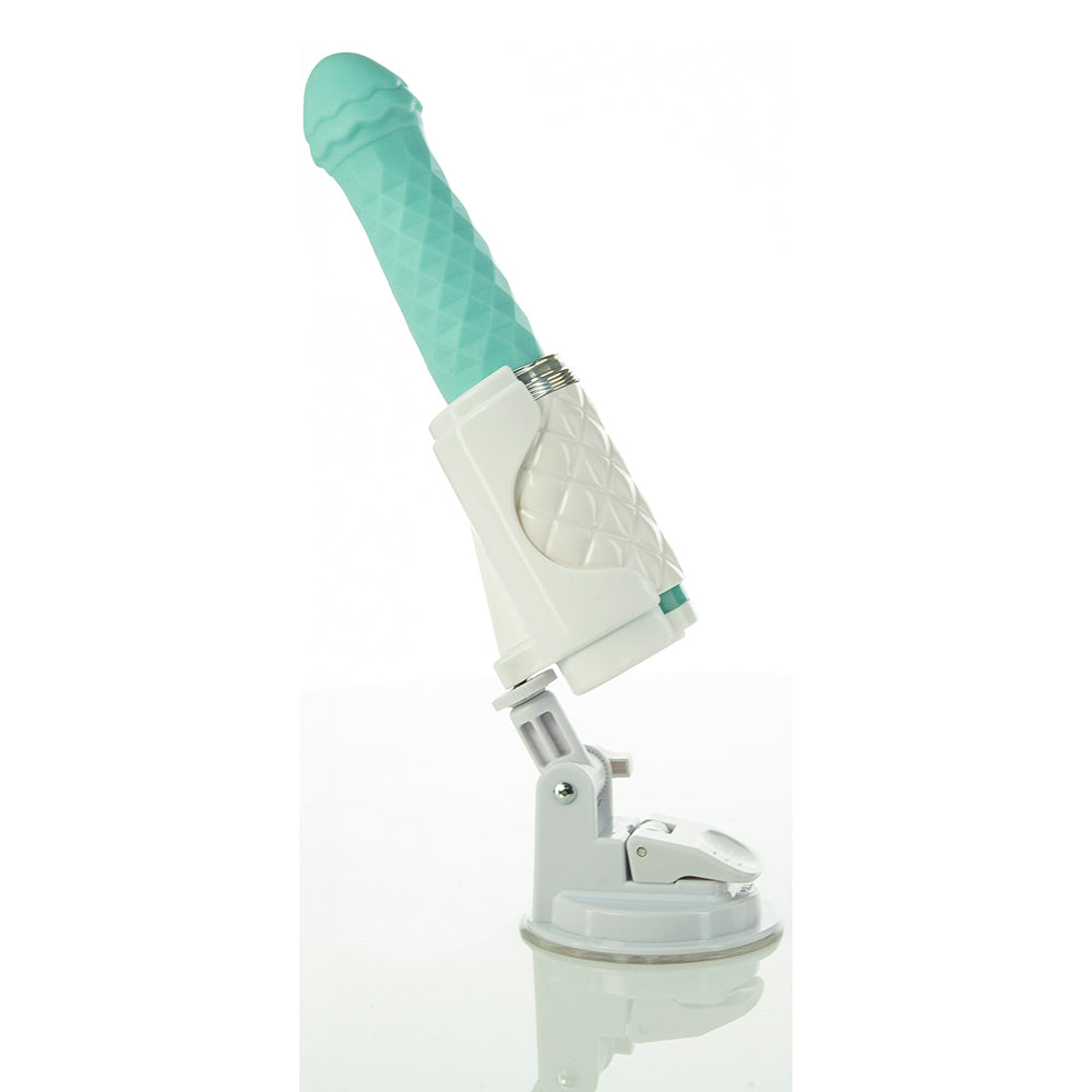 Pillow Talk Feisty Thrusting Vibrator Teal